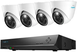 Reolink Sistem supraveghere IP exterior Reolink NVS8-12MD4, 4 camere, 12 MP, IR 30 m, 2.8 mm, microfon, HDD 2 TB (NVS8-12MD4) - spy-shop