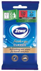 Zewa Nedves kéztörlő ZEWA Fresh To Go Classic 10 darabos (830384) - pepita
