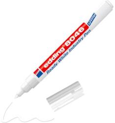 edding Marker permanent, 1-3 mm, vârf conic, industrial, EDDING "8046", alb