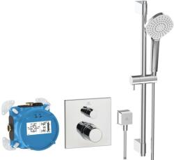 Ideal Standard CeraTherm - Zuhanyszett rejtett termosztáttal, testtel, 3 vízsugár, króm A7599AA (A7599AA)