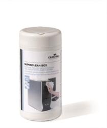 DURABLE Șervețele de curățare pentru suprafețe din plastic, 100 buc, DURABLE "SUPERCLEAN BOX 100", 100 buc