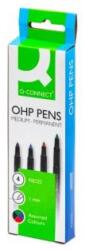 Q-CONNECT Set markere permanente Q-CONNECT M 4S, 0, 8 mm