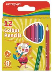 Keyroad Creioane colorate KEYROAD Mini, 12 culori
