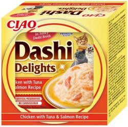 Inaba Cat Dashi Delights Chicken with Tuna & Salmon (6 tálka ~ 6 x 70 g) 420g