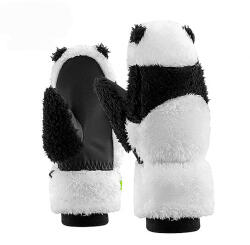 Qunature Panda Síkesztyű gyerekeknek és felnőtteknek S méret - fekete/fehér