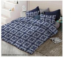 4-Home Lenjerie de pat din bumbac Patchwork, 140 x 200 cm, 70 x 90 cm Lenjerie de pat