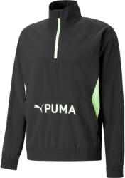 PUMA Fit Heritage szőtt férfi edzőpulóver XS fekete