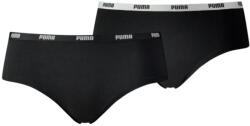 PUMA Női bugyi, Puma Hipsters 2 Pack, fekete XS fehér|fekete