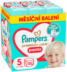 Pampers Pelenkanadrág Premium Care méret 5 (11-17 kg) 102 db