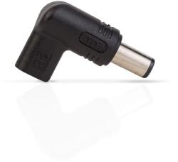 Delight Adapter fej - Type-C -> DC 7.4 x 5 mm - DELL - 20V (55063B) - hasznos-holmik