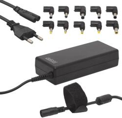 Delight Univerzális laptop/notebook töltő adapter tápkábellel, 12 - 20V / 6A 90W (55360)