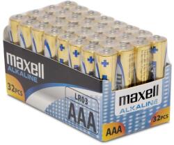 Maxell Mikroceruza elem, 1, 5V, AAA, LR3, power pack, 32 db/csomag (18721S)