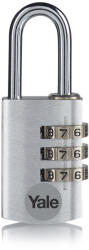 Yale YE3CB/20/121/1/S számzáras bőrönd lakat (YE3CB201211S)