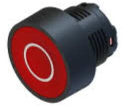 Comepi ECX nyomógomb, piros, KI (ECX4106) (ECX4106)