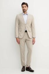 BOSS gyapjú öltöny - bézs 56