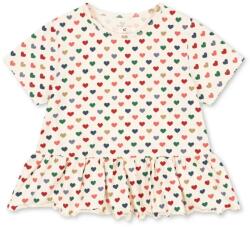 Konges Sløjd t-shirt BASIC FRILL TEE GOTS bézs, KS103154 - bézs 104