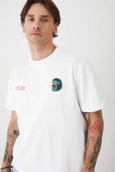 Medicine pamut póló fehér, nyomott mintás - fehér XL - answear - 8 390 Ft