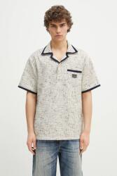 Drôle de Monsieur poló Le Polo Drule Tweed bézs, férfi, mintás, G-PL153-CO177-MC - bézs XL
