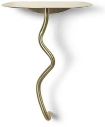 ferm LIVING faliszekrény Curvature Wall Table sárga - sárga Univerzális méret