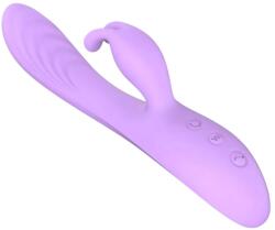 Desirel Hop & Buzz Bunny - nyuszis, csiklókaros vibrátor (lila) - erotikashow