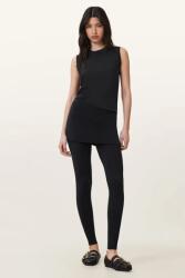 AllSaints legging RAFFI fekete, sima, W079TD - fekete M