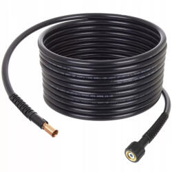 CleanerCenter Basic magasnyomású tömlő 25 méter, 200 bar - Kompatibilis Bosch, Faip, MacAllister mosókkal - M22 menet 15 mm-es dugóval, 16 mm-es gyorscsatlakozóval