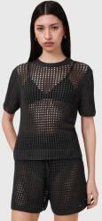 AllSaints felső PALOMA fekete, sima, W045KC - fekete S
