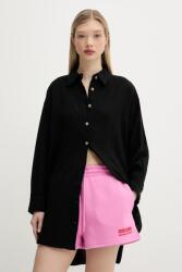 Superdry pamut ing galléros, fekete, regular, W4010470A-02A - fekete XS