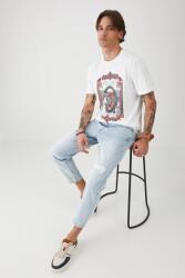 Medicine pamut póló fehér, nyomott mintás - fehér M - answear - 8 390 Ft