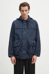 Barbour rövid kabát Barbour Modified Durham Showerproof Jacket sötétkék, átmeneti, oversize, MSP0133 - sötétkék L