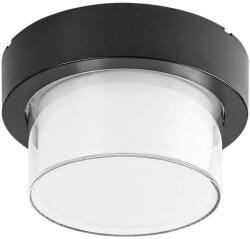 Rábalux LED kültéri kerti mennyezeti lámpa DURBE 10W RGB+CCT IP54 WIFI+BLUETOOTH kerek fekete-fehér RABALUX (RABOGR0802)
