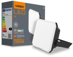 Videx LED reflektor 20W 1900lm 5000K Hidegfekete Tejes Videx burával (VIDNAS0165A)