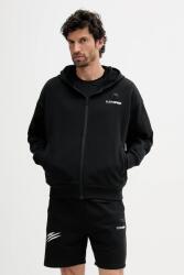 Plein Sport felső fekete, nyomott mintás, kapucnis, SAEC MJB3579 STE001N - fekete XL