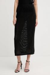 United Colors of Benetton szoknya fekete, maxi, egyenes, 11365000B - fekete L