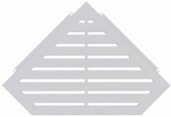 H2O Sarokpolc DIAMANT, utólagos, ötszögletű, matt fehér ABL14969WE