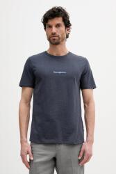 Lindbergh t-shirt sötétkék, nyomott mintás, 30-400245 - sötétkék XXL