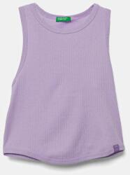 Benetton gyerek pamut felső lila, 31H3CH01F - lila 130