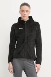 MAMMUT sportos pulóver Innominata fekete, sima, kapucnis, 1014.05890 - fekete XS