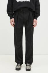 Paul Smith gyapjú nadrág fekete, egyenes, M1R-409Z-P00002 - fekete 34