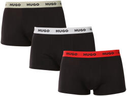 HUGO 3PACK boxeri bărbați HUGO negri (50532611 977) XXL (181679)