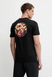 Rip Curl t-shirt PASSAGE fehér, nyomott mintás, 0JIMTE - fekete L