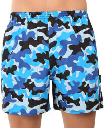 Styx Pantaloni scurți de casă pentru bărbați cu buzunare Styx camuflaj albastru (D1850) S (181709)