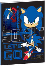  Sonic a sündisznó Go B/5 vonalas füzet 40 lapos