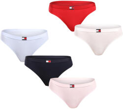 Tommy Hilfiger 5PACK tanga damă Tommy Hilfiger multicolor (UW0UW05751 0ID) L (182076)