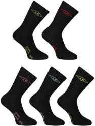 Lee Cooper 5PACK șosete Lee Cooper înalte negre (PO41029-1) M (181406)