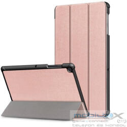 Samsung Tab A 8.0 (2019) SM-T290 / T295, mappa tok, Trifold, vörösarany - mobil-box
