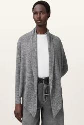 AllSaints kardigán gyapjú keverékből HARPER szürke, könnyű, W052KC - szürke XS