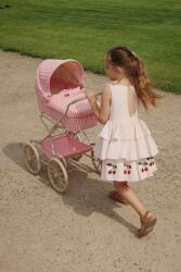 Konges Sløjd ruha ELLIE DRESS GOTS bézs, midi, harang alakú, KS103056 - bézs 104