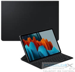 Samsung Tab S7 11.0 / Tab S8 11.0, Bluetooth billentyűzetes mappa tok, stand, fekete, gyári