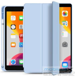 Apple iPad 10.2 (2019 / 2020 / 2021), mappa tok, Apple Pencil tartóval, Smart Case, világoskék - mobil-box